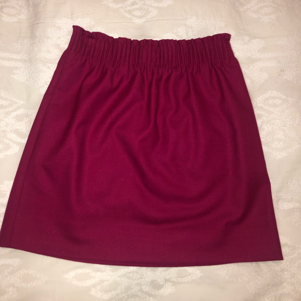 J. Crew Wool Blend Sidewalk Skirt with Pockets